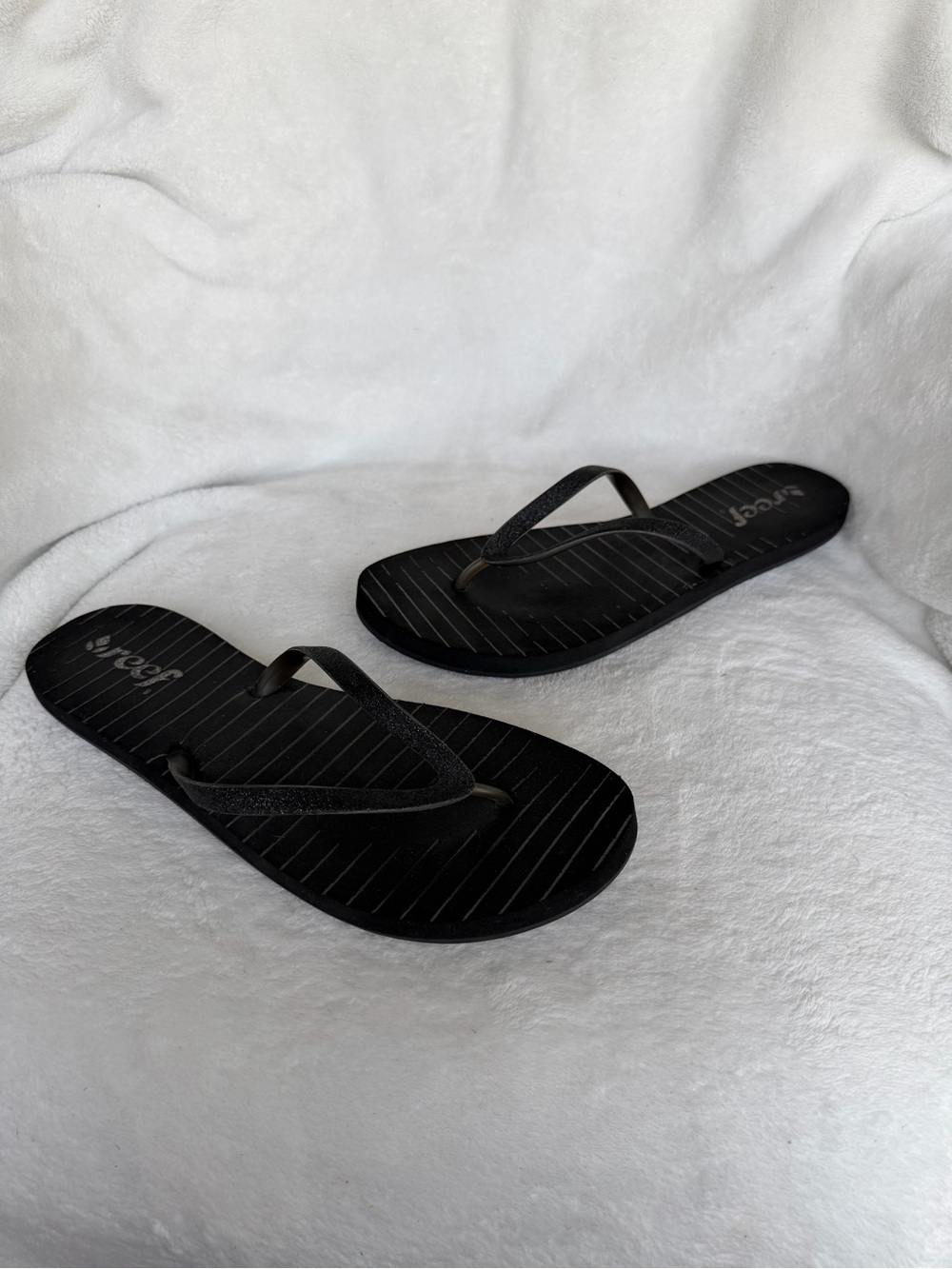 Reef Womens Sandals Size 8 Stargazer Prints | Black Stripes Waterproof Soft